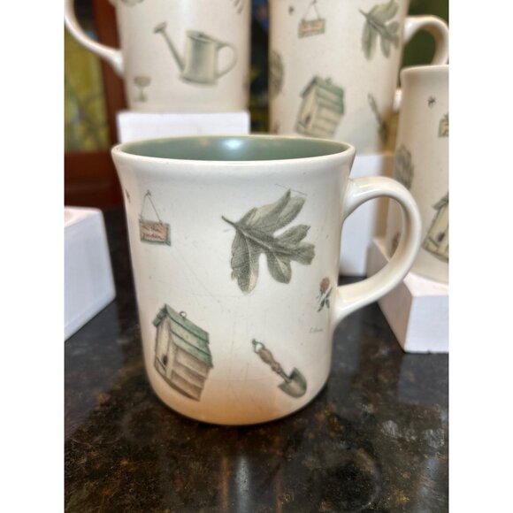 Pfaltzgraff Naturewood Stoneware Coffee Mugs. - Picture 6 of 9